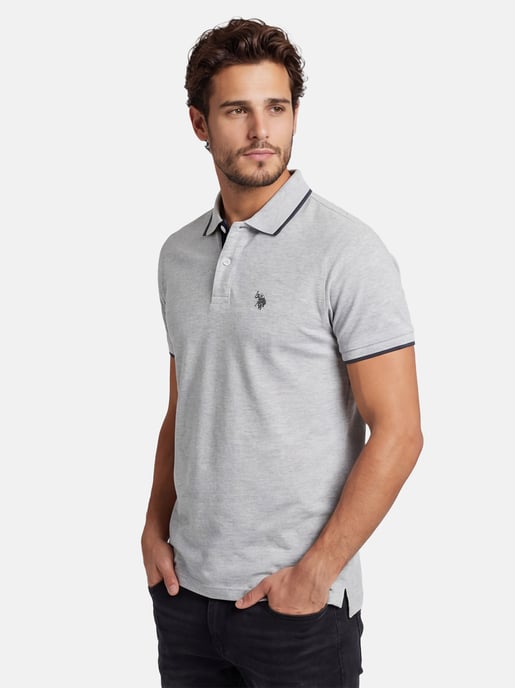 Polo para hombre U.S. Polo Assn. de algodón con detalles en contraste - Image 6