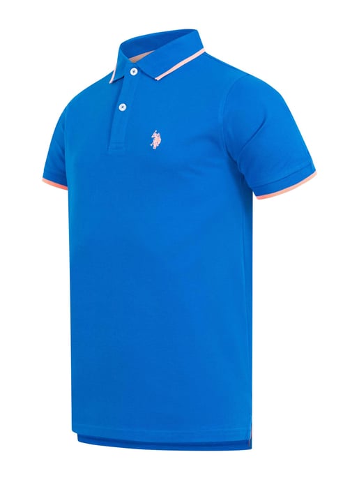Polo para hombre U.S. Polo Assn. de algodón con detalles en contraste - Image 2