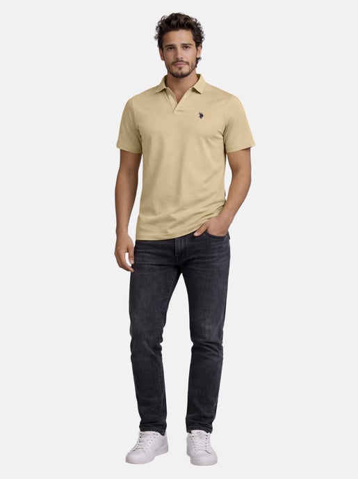 Polo para hombre U.S. Polo Assn. con cuello abierto - Image 4