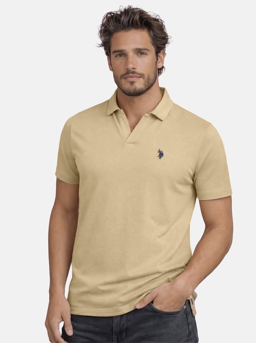 Polo para hombre U.S. Polo Assn. con cuello abierto - Image 5