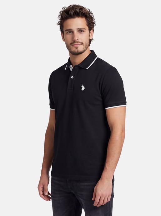 Polo para hombre U.S. Polo Assn. de algodón con detalles en contraste - Image 6