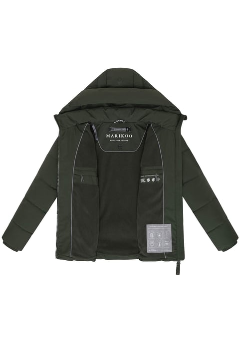 Chaqueta de invierno para mujer Marikoo Kuschelnasee con capucha - Image 4
