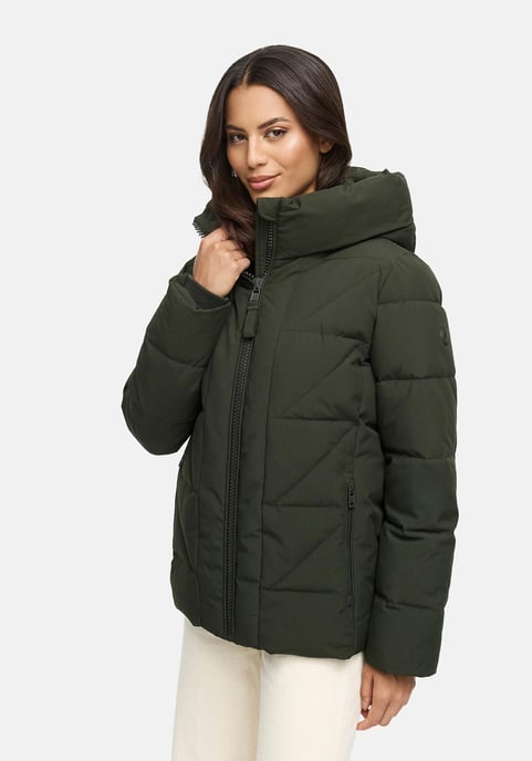 Chaqueta de invierno para mujer Marikoo Kuschelnasee con capucha - Image 6