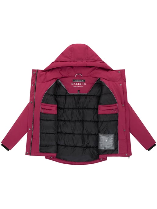 Chaqueta de invierno mujer Marikoo Yeminaa con capucha y forro polar - Image 4
