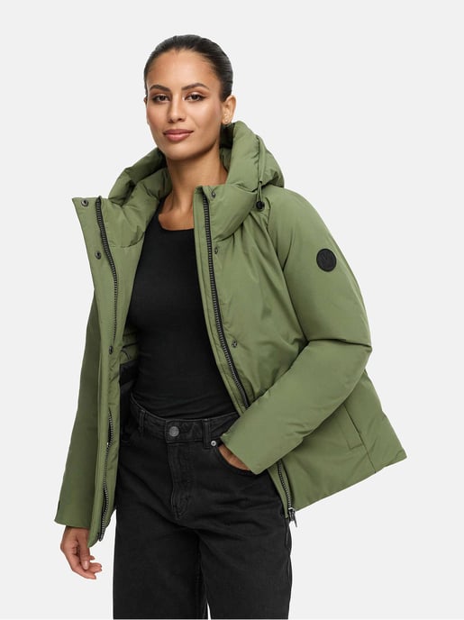 Chaqueta de invierno mujer Marikoo Yeminaa con capucha y forro polar - Image 4