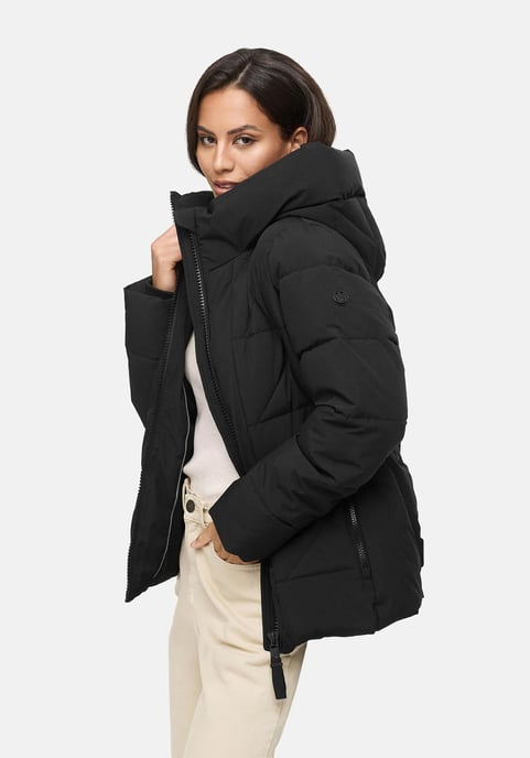 Chaqueta de invierno para mujer Marikoo Kuschelnasee con capucha - Image 6