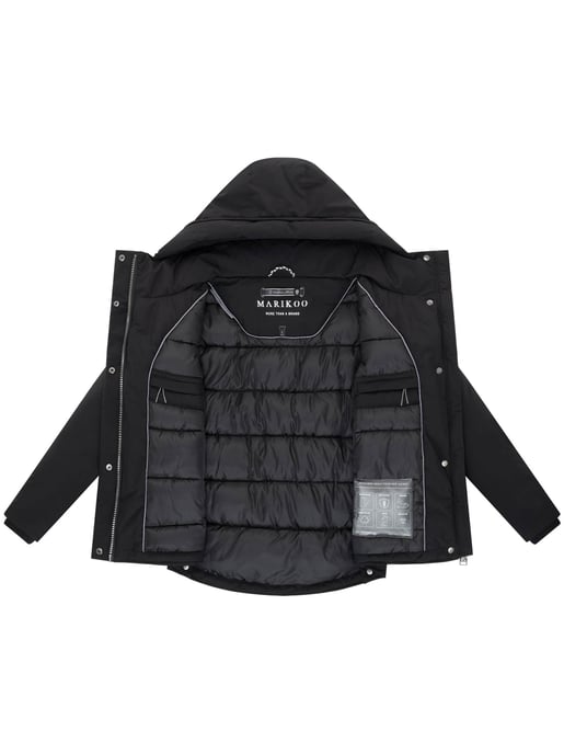 Chaqueta de invierno mujer Marikoo Yeminaa con capucha y forro polar - Image 4