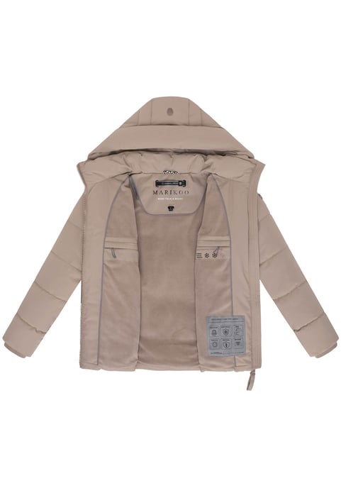 Chaqueta de invierno para mujer Marikoo Kuschelnasee con capucha - Image 4