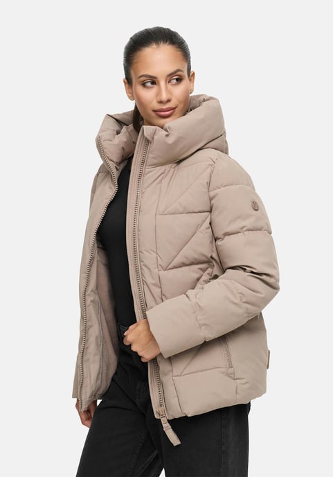 Chaqueta de invierno para mujer Marikoo Kuschelnasee con capucha - Image 6