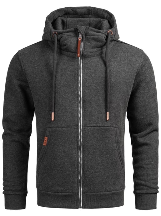 Sudadera con capucha para hombre Alessandro Salvarini AS292 con cremallera completa - Image 1