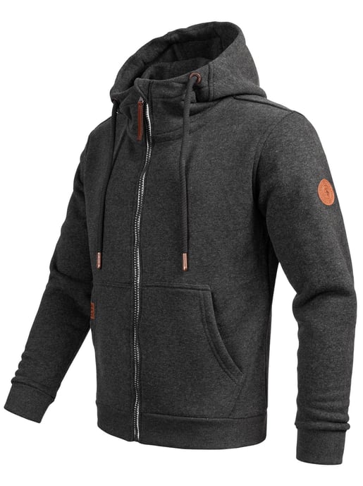 Sudadera con capucha para hombre Alessandro Salvarini AS292 con cremallera completa - Image 3