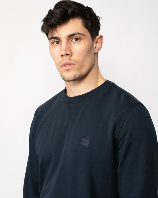 BOSS Orange Sudadera de Cuello Redondo para Hombre Westart con Parche de Logo NOS - Image 2