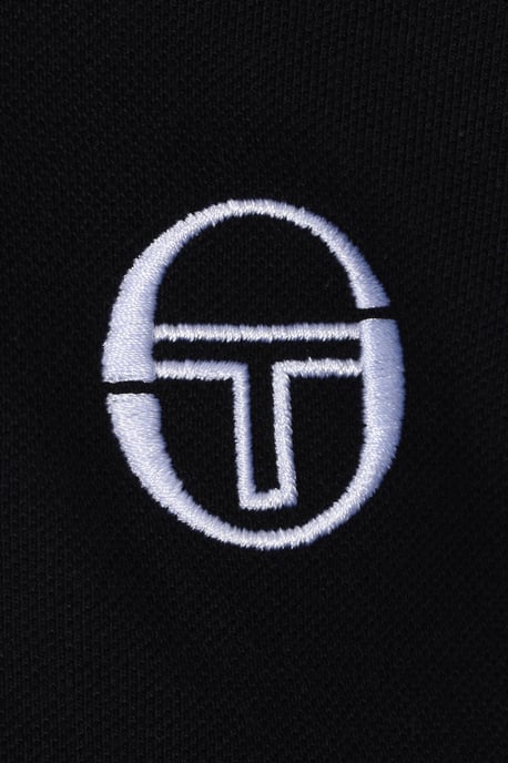 SERGIO TACCHINI SUPERMAC POLO BLACK/LIGHT LILAC - Image 3