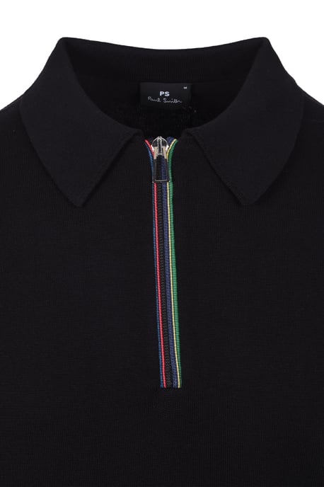 PAUL SMITH SWEATER SS POLO BLACK - Image 2