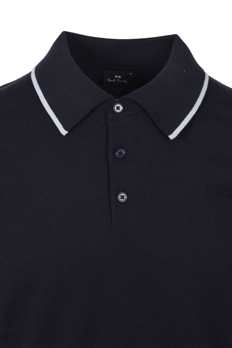 PAUL SMITH SWEATER SS POLO NAVY - Image 2