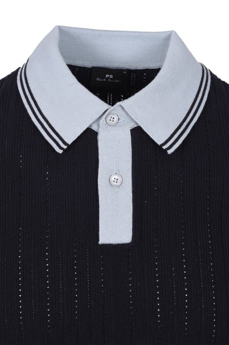 PAUL SMITH SWEATER SS POLO DARK NAVY - Image 2