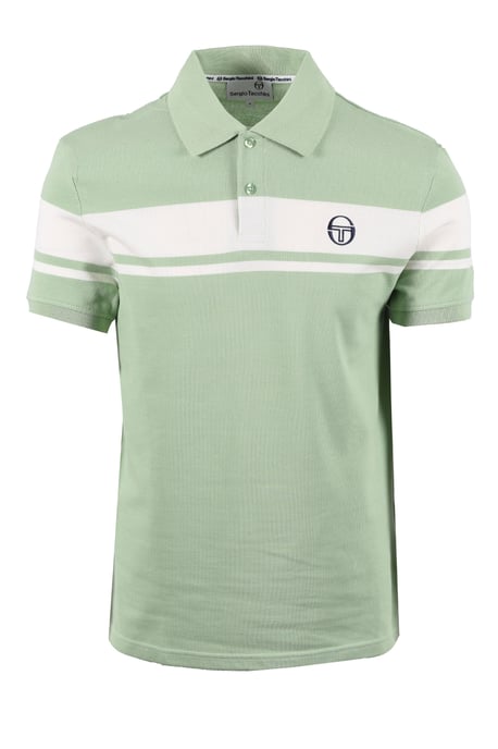 SERGIO TACCHINI YOUNG LINE POLO QUIET GREEN/GARDENIA - Image 1