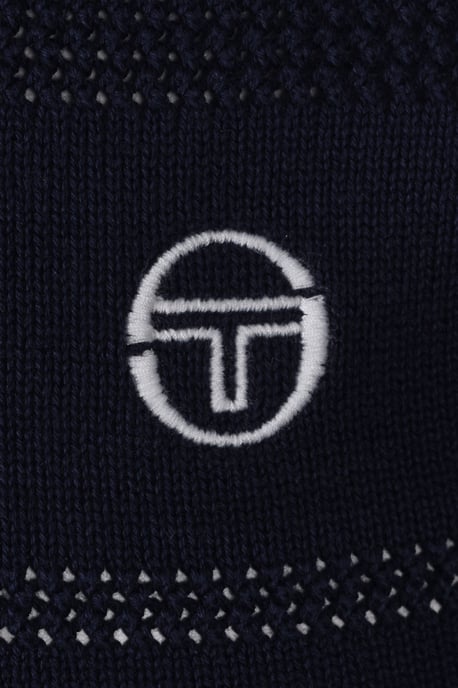 SERGIO TACCHINI SABINO KNITTED POLO SHIRT MARITIME BLUE - Image 3