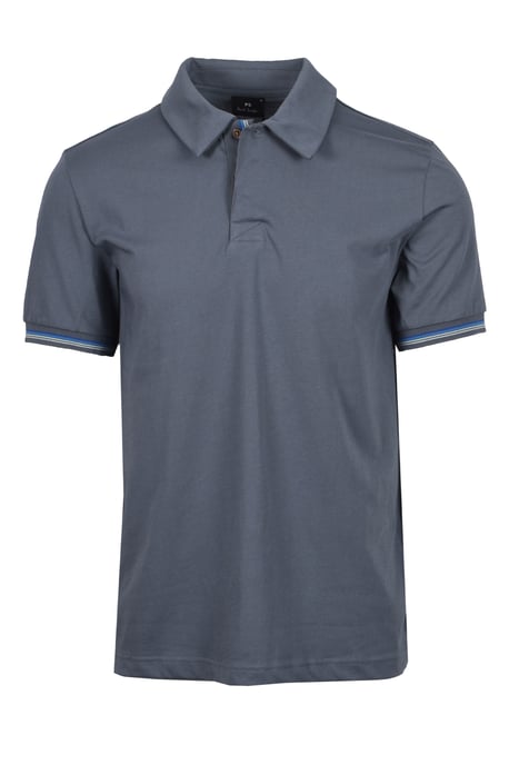 PAUL SMITH REG FIT SS POLO GREY - Image 1