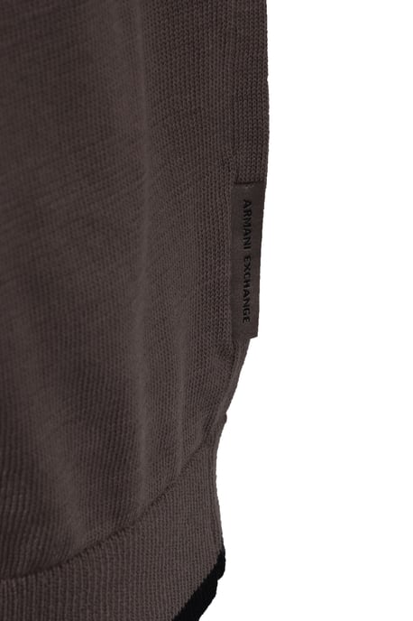 ARMANI EXCHANGE KNITTED POLO SHIRT DRIFTWOOD - Image 3