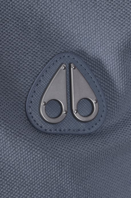 MOOSE KNUCKLES EVERETT POLO SHIRT JET STREAM - Image 3