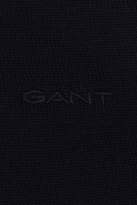 GANT COTTON MODAL KNITTED POLO EVENING BLUE - Image 3