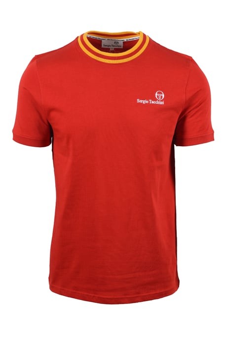SERGIO TACCHINI RAINER FC T-SHIRT ADRENALINE RUSH/OLD GOLD - Image 1