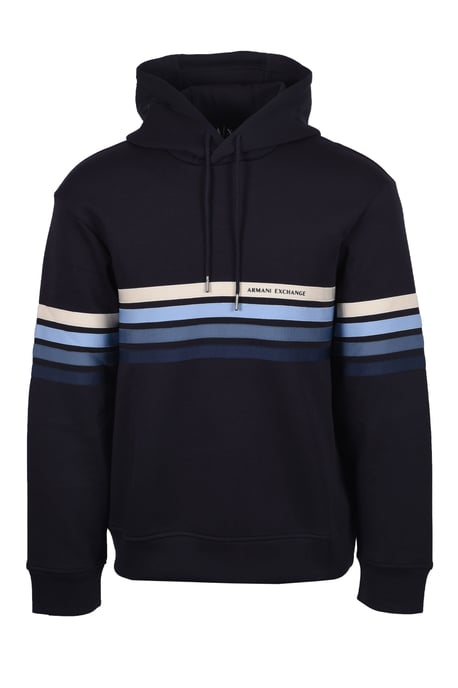 ARMANI EXCHANGE HOODIE DEEP NAVY - Image 1