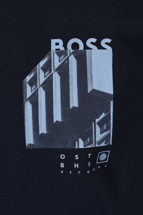 Boss Orange TE_BOARD TSHIRT DARK BLUE - Image 3