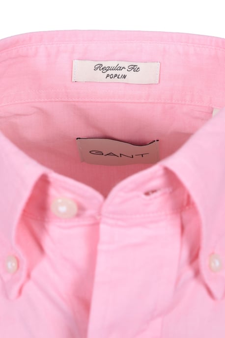 GANT REG POPLIN SHORT SLEEVE SHIRT WASHED PINK - Image 4