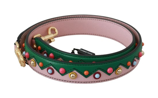 Accessorio de Bolsa de Mano de Cuero Rosa con Correa de Hombro Dolce & Gabbana - Image 1