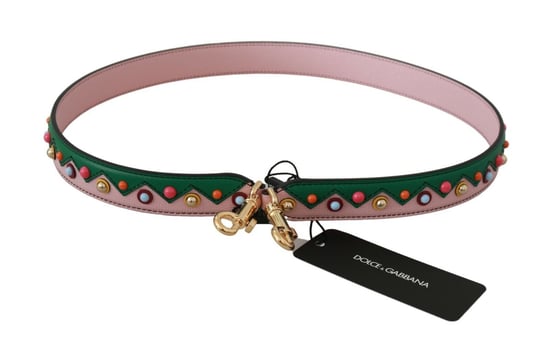 Accessorio de Bolsa de Mano de Cuero Rosa con Correa de Hombro Dolce & Gabbana - Image 3