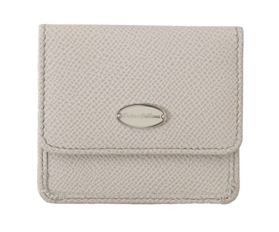 Estuche para condones de piel blanca Dauphine de Dolce & Gabbana - Image 1