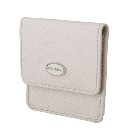 Estuche para condones de piel blanca Dauphine de Dolce & Gabbana - Image 2