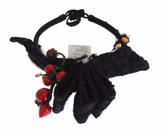 Diadema Diadema Dolce & Gabbana Taza de Frutas Berries con Cristales y Lazo para el Cabello - Image 4