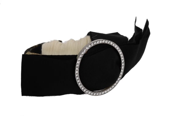 Diadema Blanca de Cristal Negro de Dolce & Gabbana - Image 4