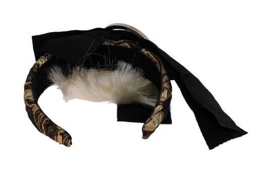 Diadema Blanca de Cristal Negro de Dolce & Gabbana - Image 5
