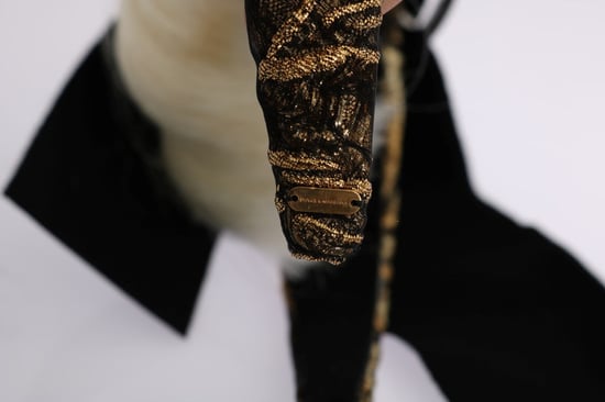 Diadema Blanca de Cristal Negro de Dolce & Gabbana - Image 6