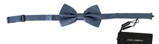 Pajarita Ajustable Papillon de Seda 100% Azul Dolce & Gabbana - Image 1