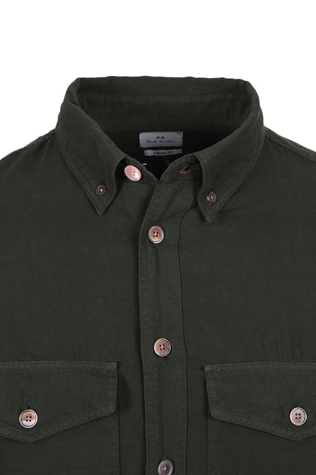 PAUL SMITH CASUAL FIT SHIRT GREEN - Image 2