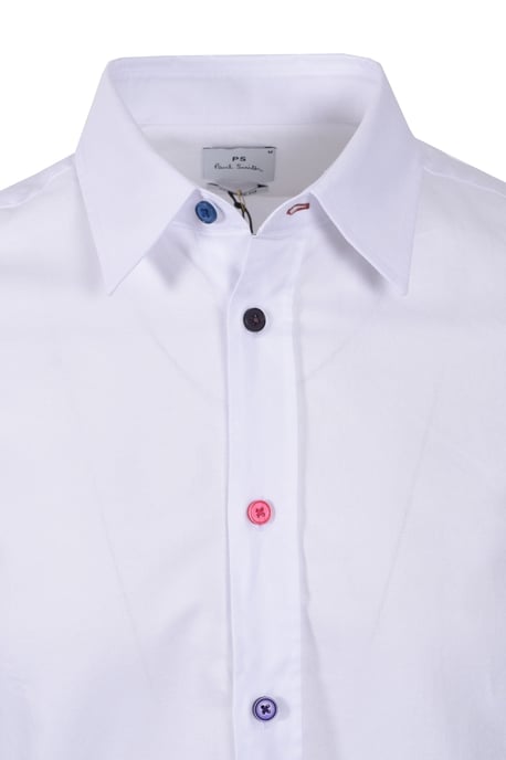 PAUL SMITH LS TAILORED FIT SHIRT WHITE - Image 2