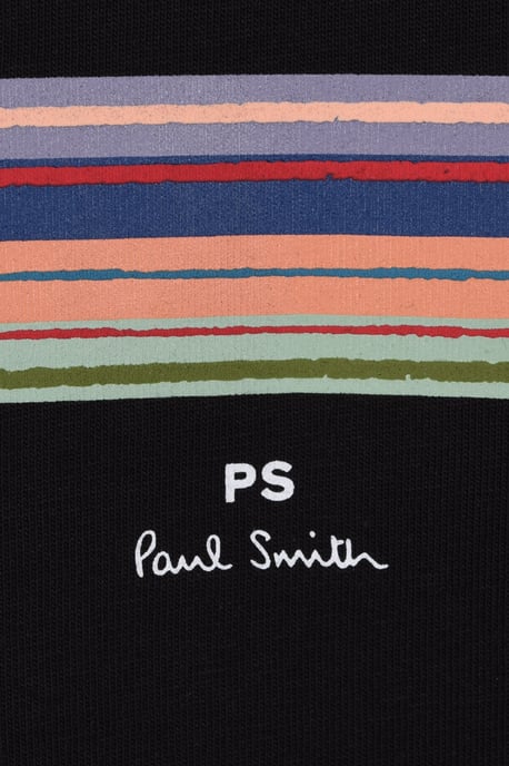 PAUL SMITH CASUAL FIT STRIPE T-SHIRT BLACK - Image 3