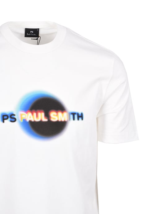 PAUL SMITH ECLIPSE CASUAL FIT T-SHIRT WHITE - Image 2