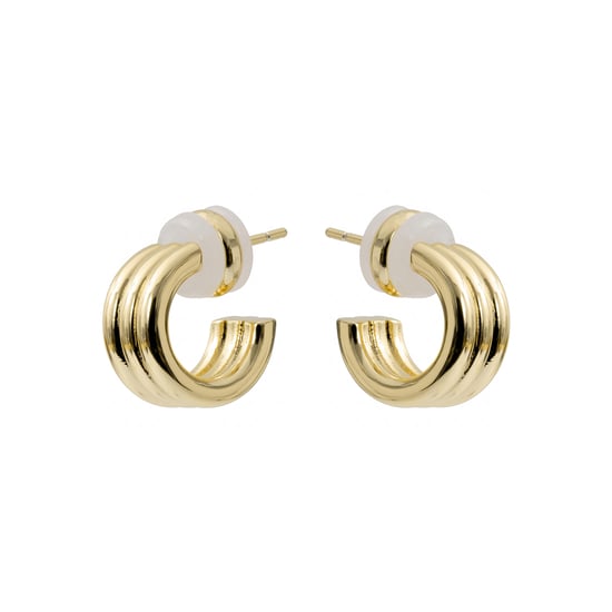 Luxenter Pendientes acabado oro amarillo 18k - Sungi - Image 2