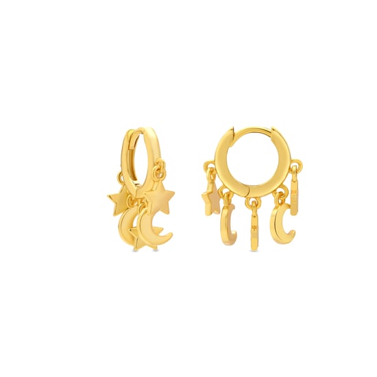 Luxenter Pendientes acabado oro amarillo de 18k - Praz - Image 1