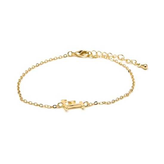 Luxenter Pulsera acabado oro amarillo 18k - Alphabet - Image 1