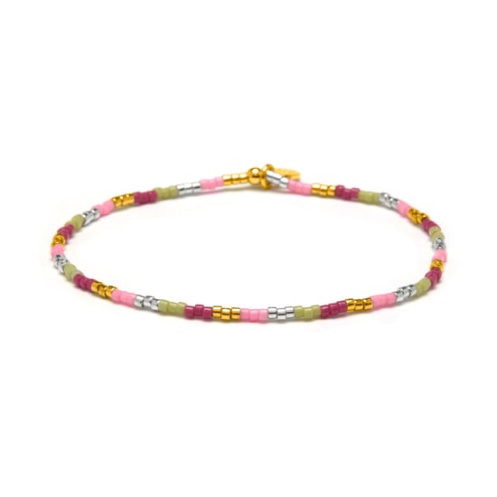 Luxenter Pulsera de Cristal Multicolor acabado en oro amarillo 18k - Limcus - Image 1