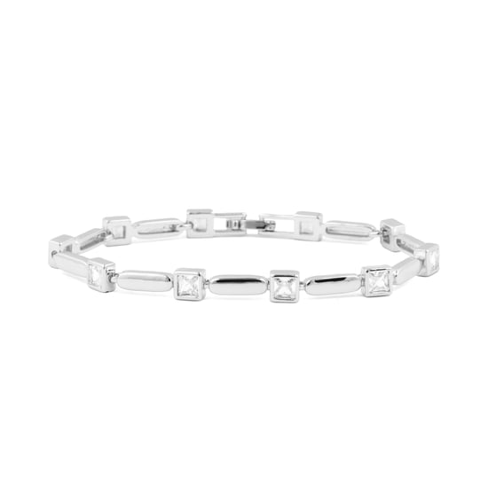 Luxenter Pulsera de Circonita Brillante acabado en rodio - Aslion - Image 1