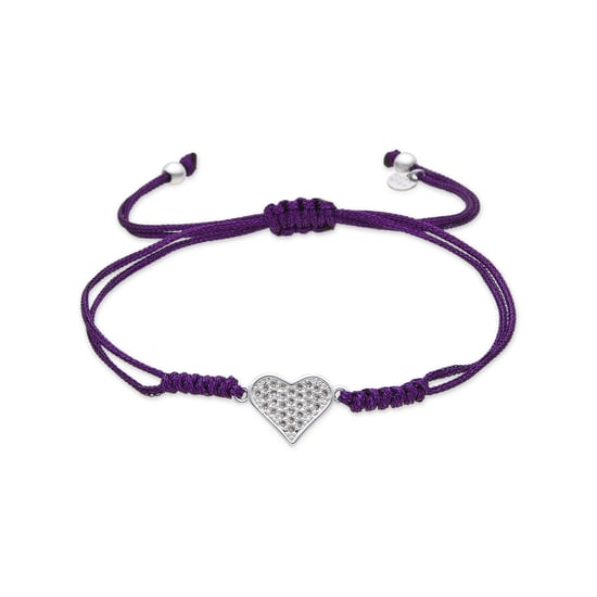 Luxenter Pulsera acabado plata y Circonita Brillante - Heart - Image 1