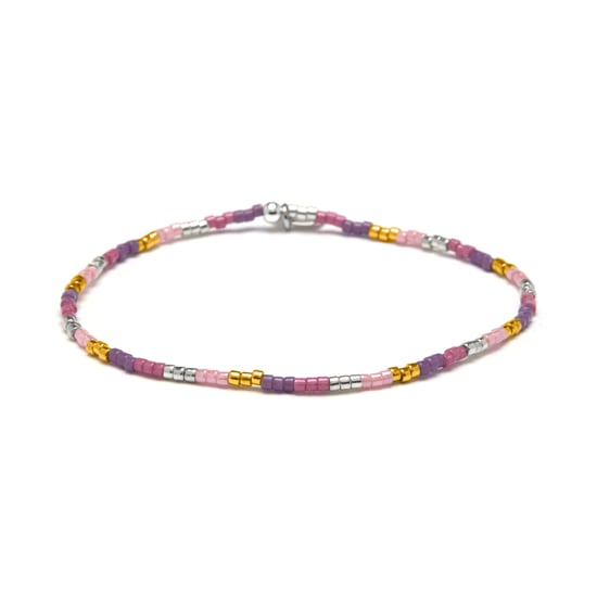 Luxenter Pulsera de Cristal Multicolor acabado en oro amarillo 18k - Faxo - Image 1
